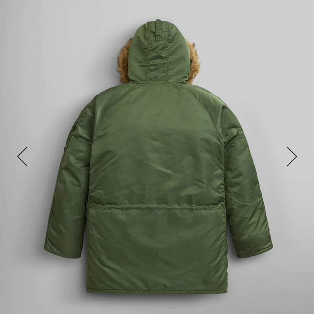 Alpha Industries N-3B Heritage Extreme Cold Weather Parka -Sage Green - Picture 5 of 5